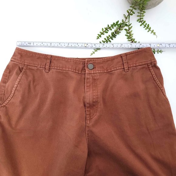 Pendleton Vintage 90s Cognac Brown Straight Leg Chino Pants Size 10 - Picture 8 of 12